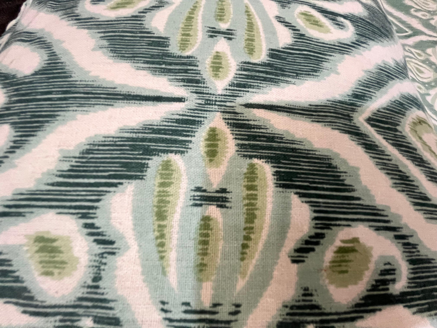 Green Ikat Style Dohar