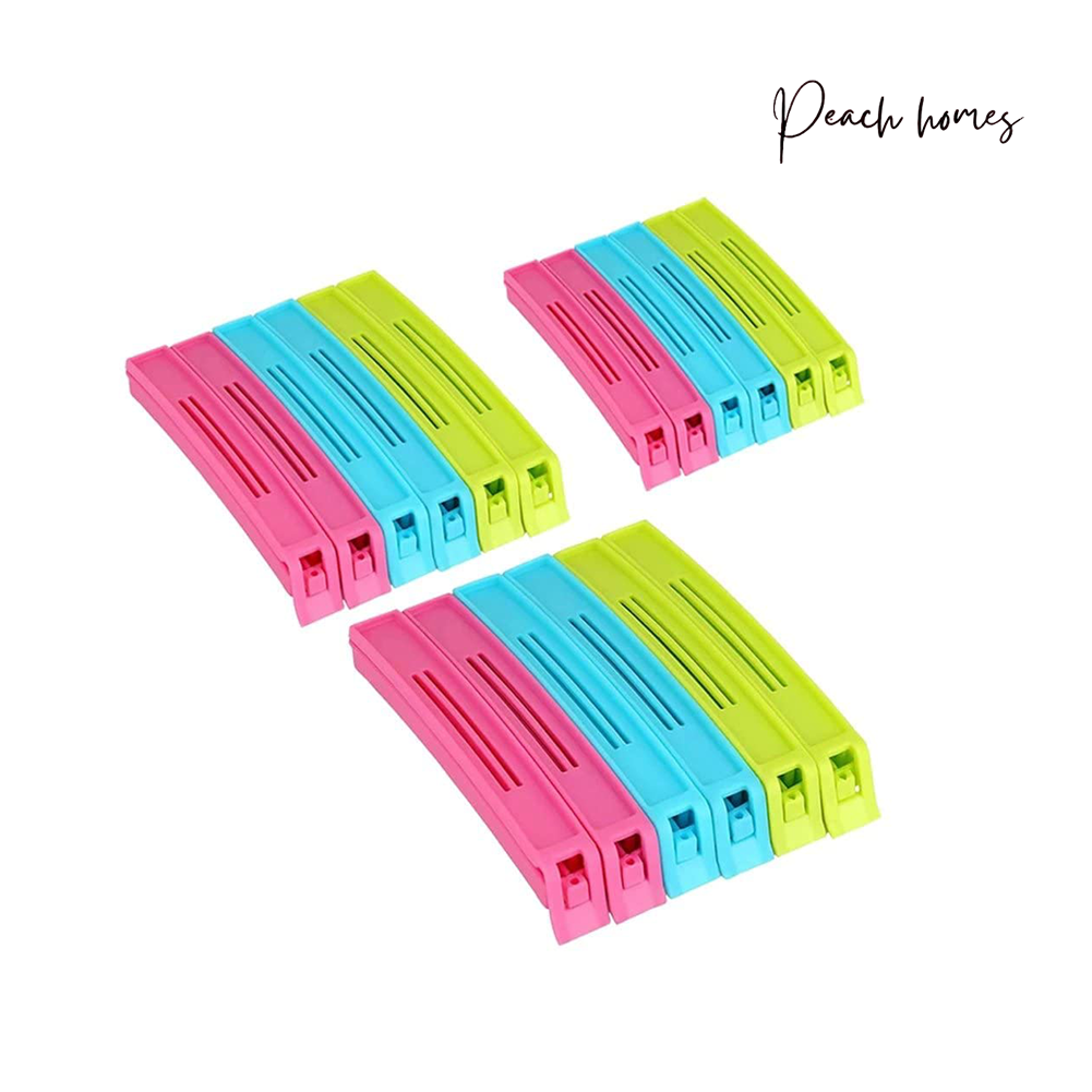 Plastic Food Snack Bag Pouch Clip Sealer – 18 Pcs, Strong Grip, Multi-Purpose, Reusable, Convenient Storage Solution