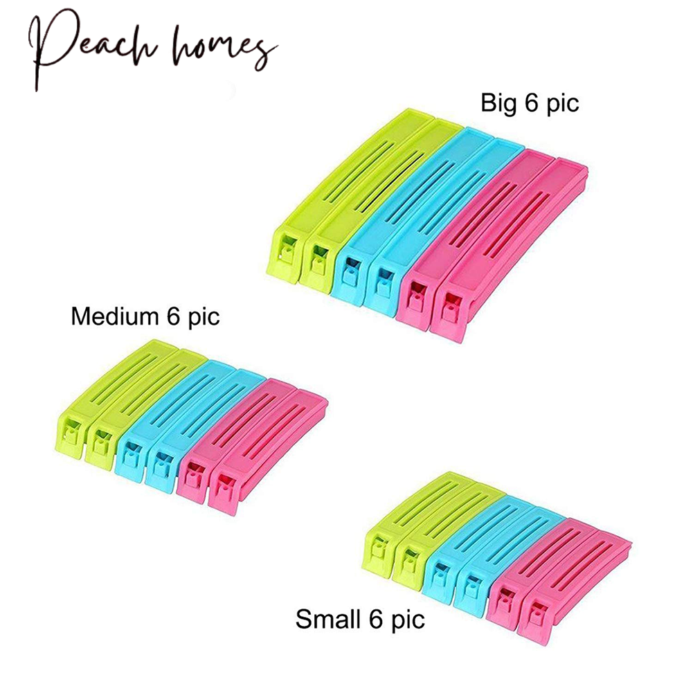 Plastic Food Snack Bag Pouch Clip Sealer – 18 Pcs, Strong Grip, Multi-Purpose, Reusable, Convenient Storage Solution