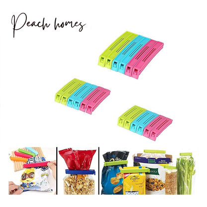 Plastic Food Snack Bag Pouch Clip Sealer – 18 Pcs, Strong Grip, Multi-Purpose, Reusable, Convenient Storage Solution