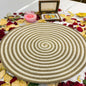 White Spiral Table Placemat (Pack of 2) – Eco-Friendly and Stylish