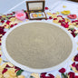 White Border Jute Table Placemat (Pack of 2) – Eco-Friendly and Stylish