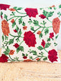 Multicolored Kashmiri Embroidery Cushion Cover – Elegant Handcrafted Throw Pillow Cover