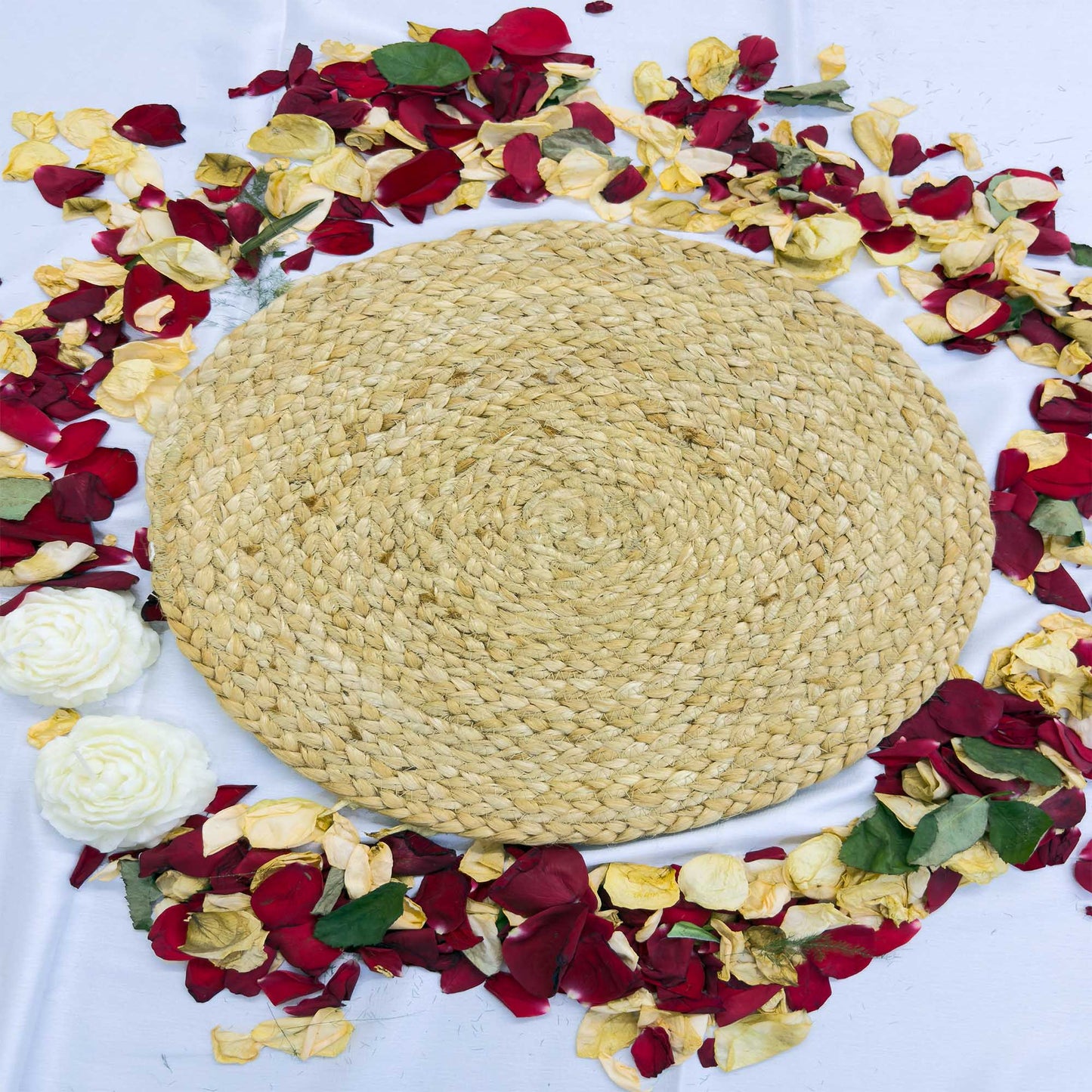 Pure Jute Pattern Table Placemat (Pack of 2) – Eco-Friendly and Stylish