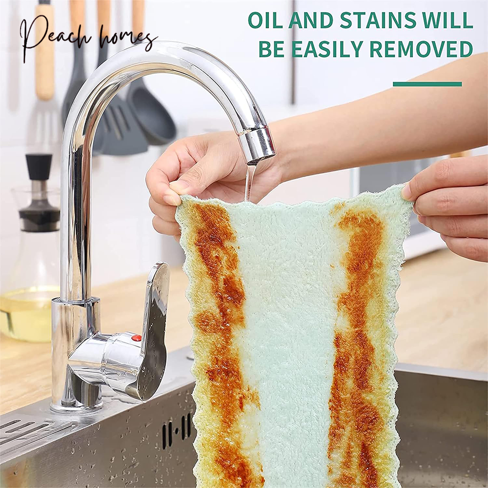 Reusable Microfiber Multicolour Napkin Set of 12 – Ultra-Soft, Highly Absorbent, Quick-Drying, Eco-Friendly