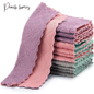 Reusable Microfiber Multicolour Napkin Set of 12 – Ultra-Soft, Highly Absorbent, Quick-Drying, Eco-Friendly