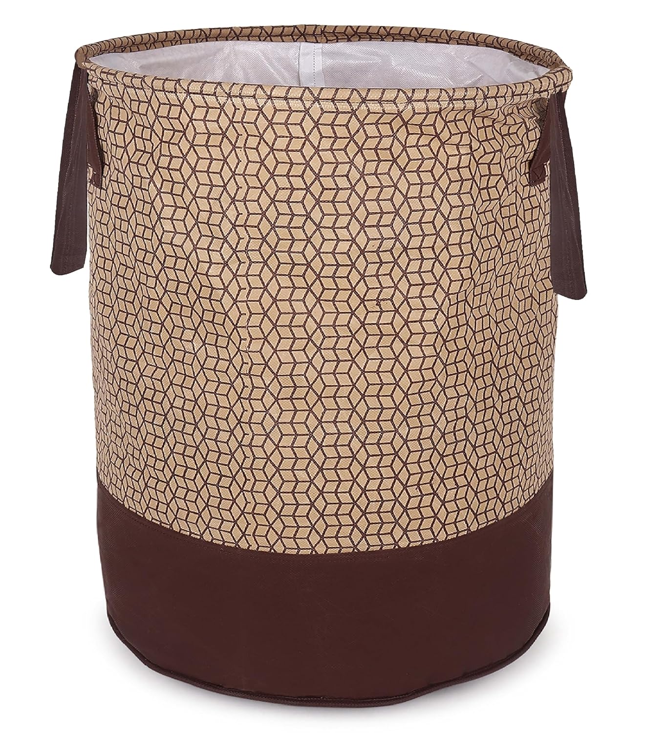 Laundry Bag Brown (45 Ltr) – Spacious, Collapsible, Waterproof Laundry Storage Solution