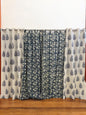 ROYAL BLUE HAND BLOCK CURTAIN SET OF 2