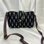 Black White Motif Handblock Printed Sling Bag