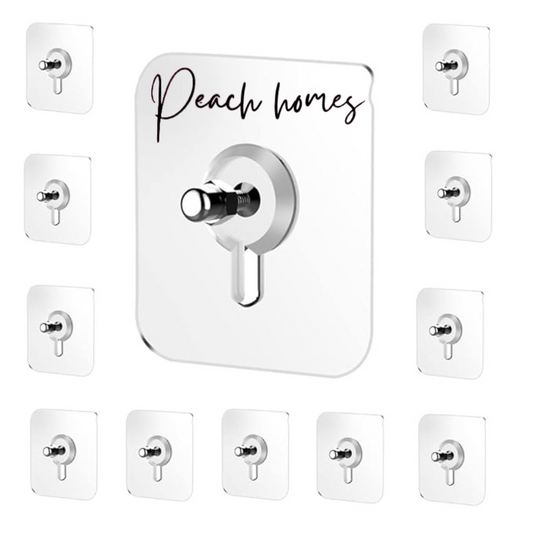Adhesive Wall Hooks Set of 10