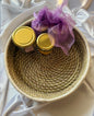 Large White Hand-Crafted Sabai Grass Jute Organiser
