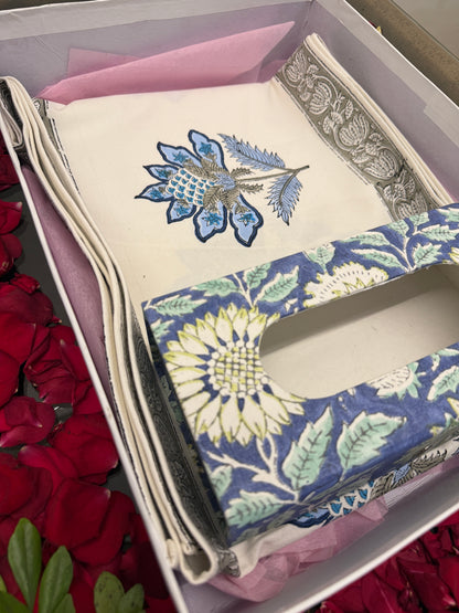 Premium Patchwork Runners + Coasters + Tissue Box