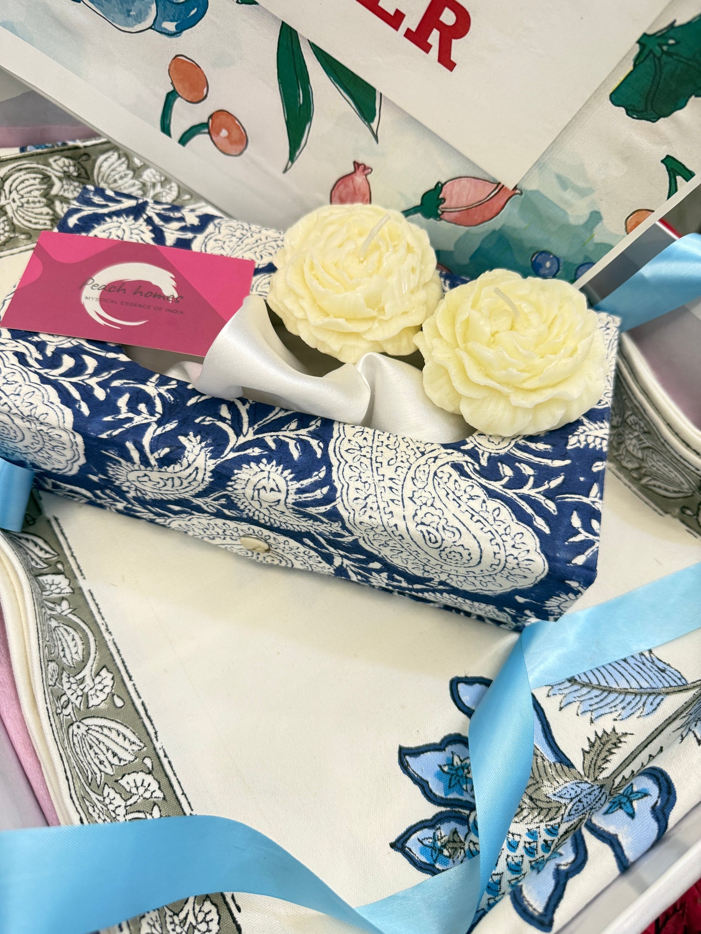 Premium Patchwork Runners + Coasters + Tissue Box