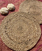 Rope Pattern Jute Placemat (Pack of 2)- Eco-Friendly and Stylish