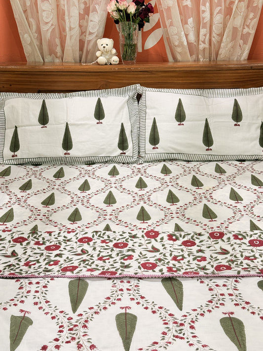 Cotton Handblock Jaipuri  Double Dohar