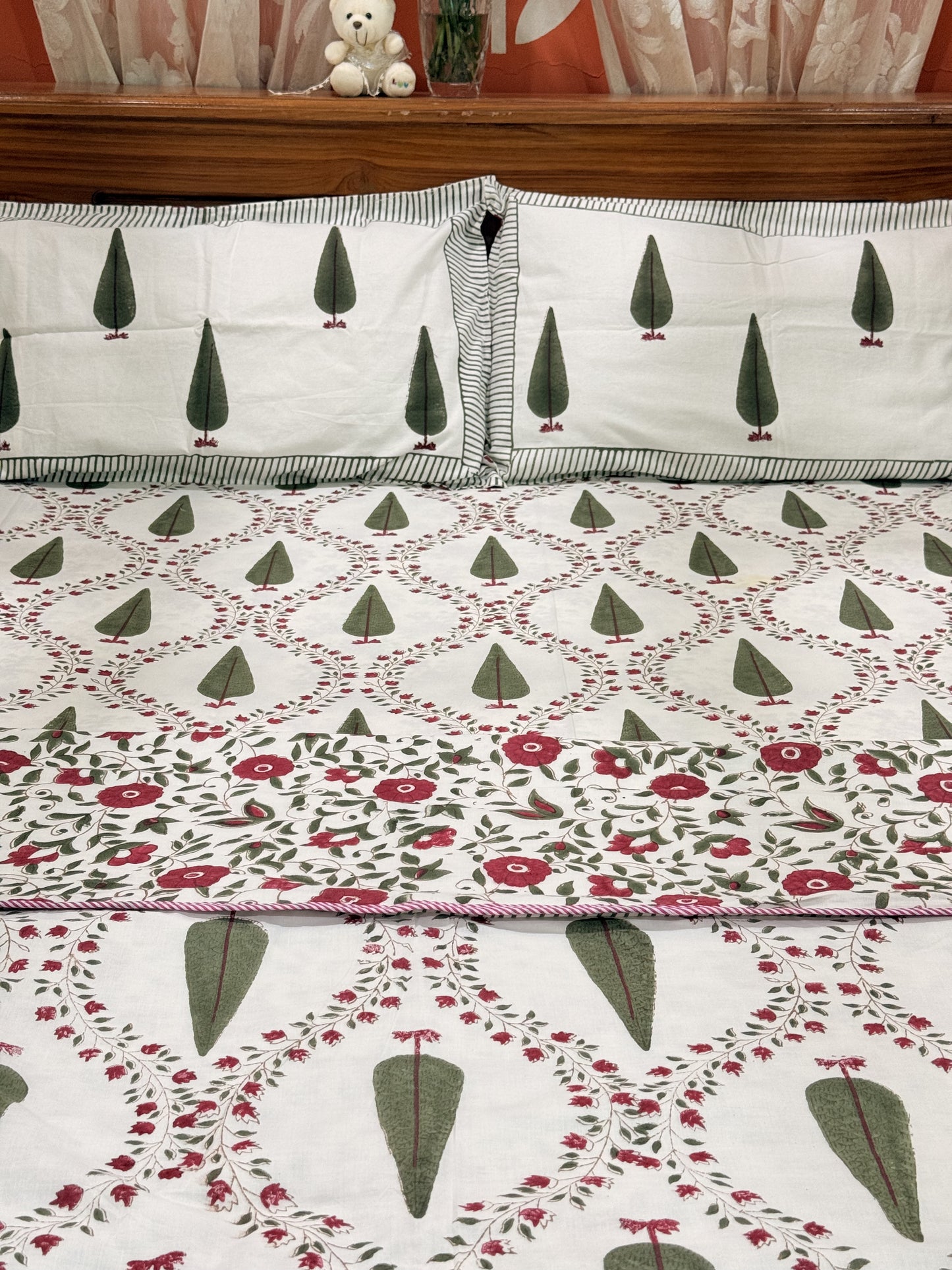 Cotton Handblock Jaipuri  Double Dohar