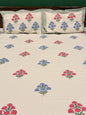 Multicolor Premium Cotton Handblock Double Bedsheet