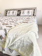 Green Chain Pomegranate Double Bed Dohar