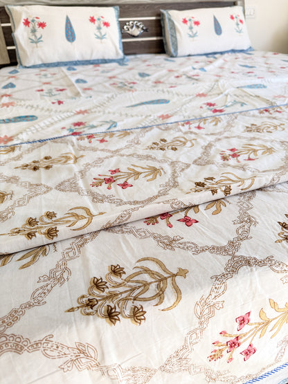 Pastel Blue Double Cotton Dohar