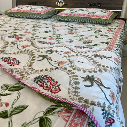 Pastel Pink Cotton Double Dohar