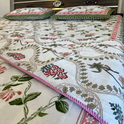 Pastel Pink Cotton Double Dohar