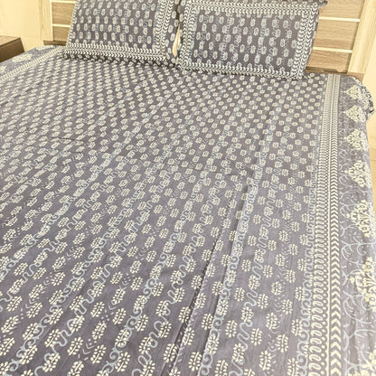 Summer Indigo Cotton Bedsheets