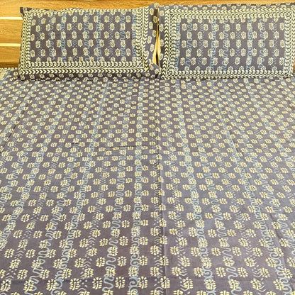 Summer Indigo Cotton Bedsheets