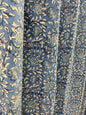 Handblock Blue Curtain Set of 2 (7 Feet)