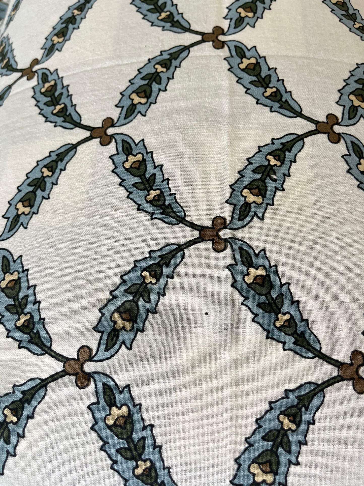 Handblock Printed Abstract Pattern Double Bedsheet