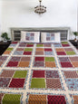Handblock Multi Color Block Bedsheet