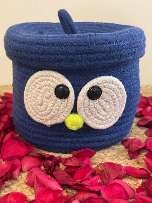 Blue Googly Eye Organiser with Cover – Fun and Functional Storage Solution