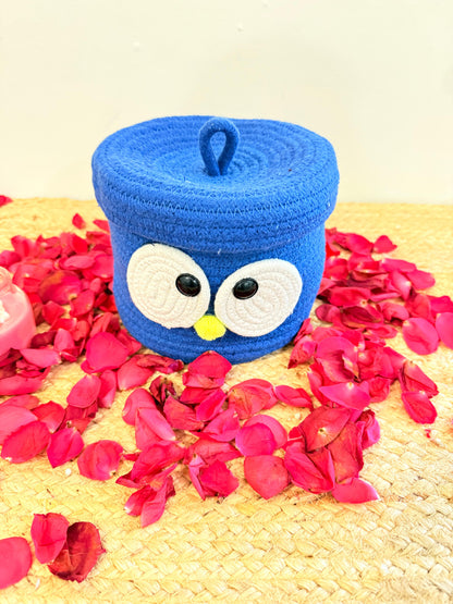 Blue Googly Eye Organiser with Cover – Fun and Functional Storage Solution