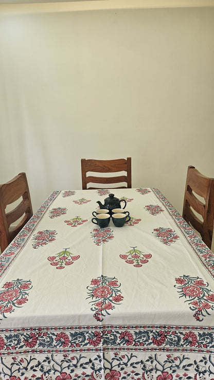 Handblock Canvas Table Cover