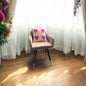 PINK HEART TUFTED CUSHION COVER