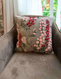 GRAY TUFTED CUSHION COVER
