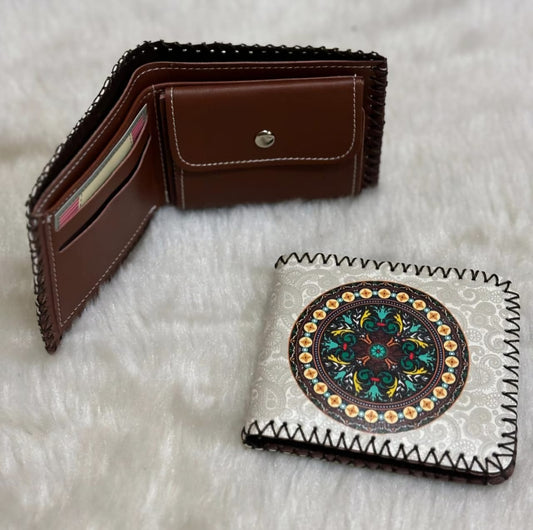 Ivory Leather Wallet