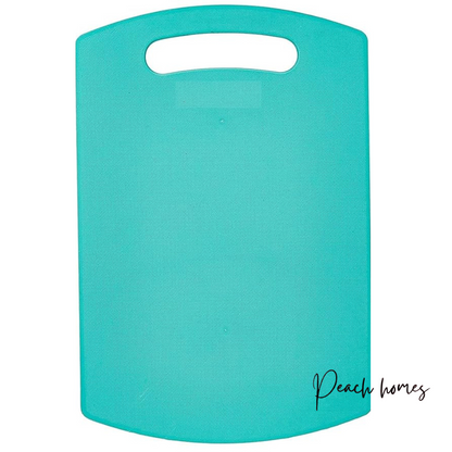 Plastic Chopping Board (Green) – Durable, Non-Porous, Ideal for Vegetable Chopping, 25x36 cm