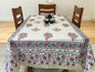 Handblock Canvas Table Cover