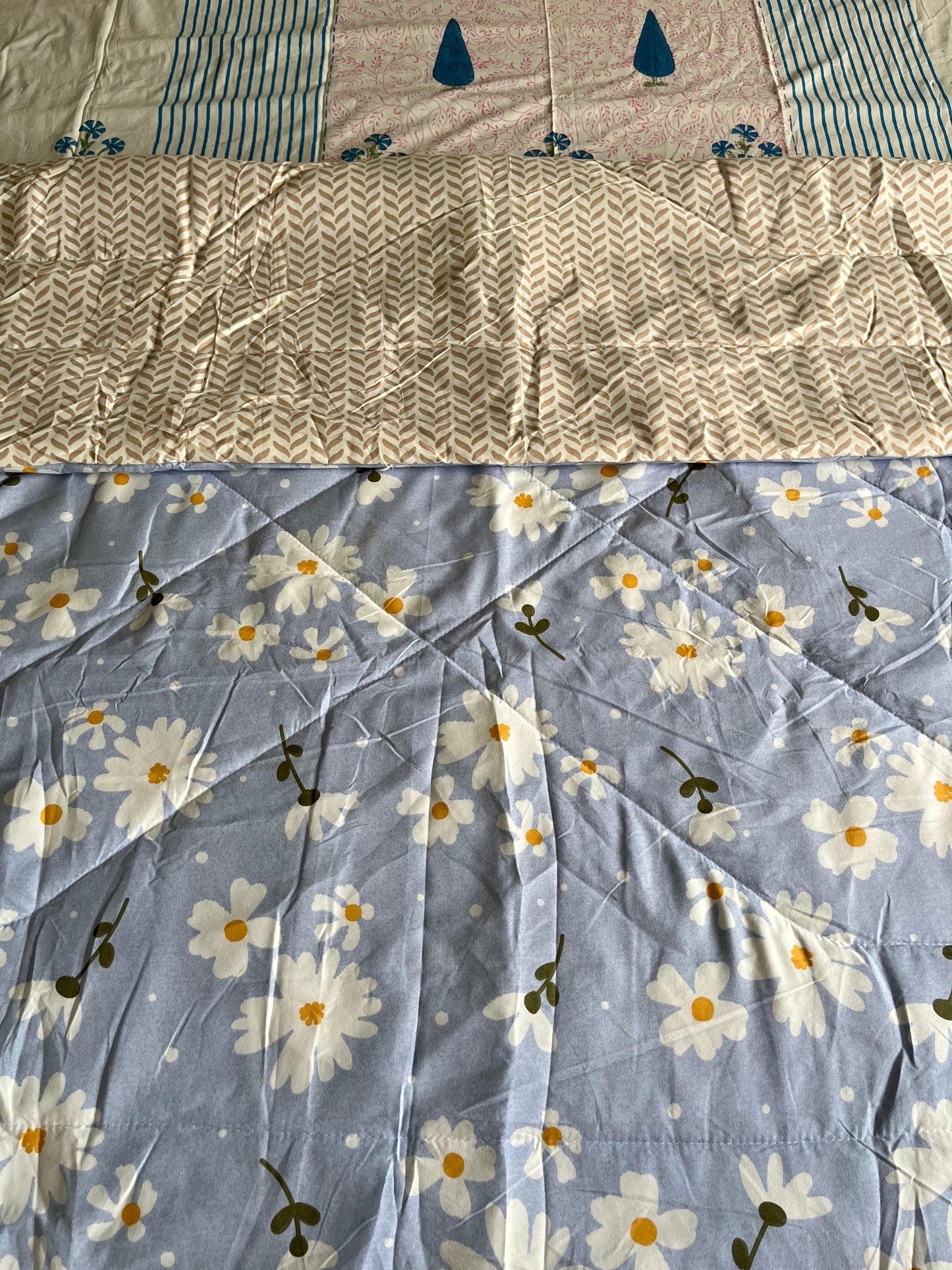 Sky Blue Single Bed Comforter
