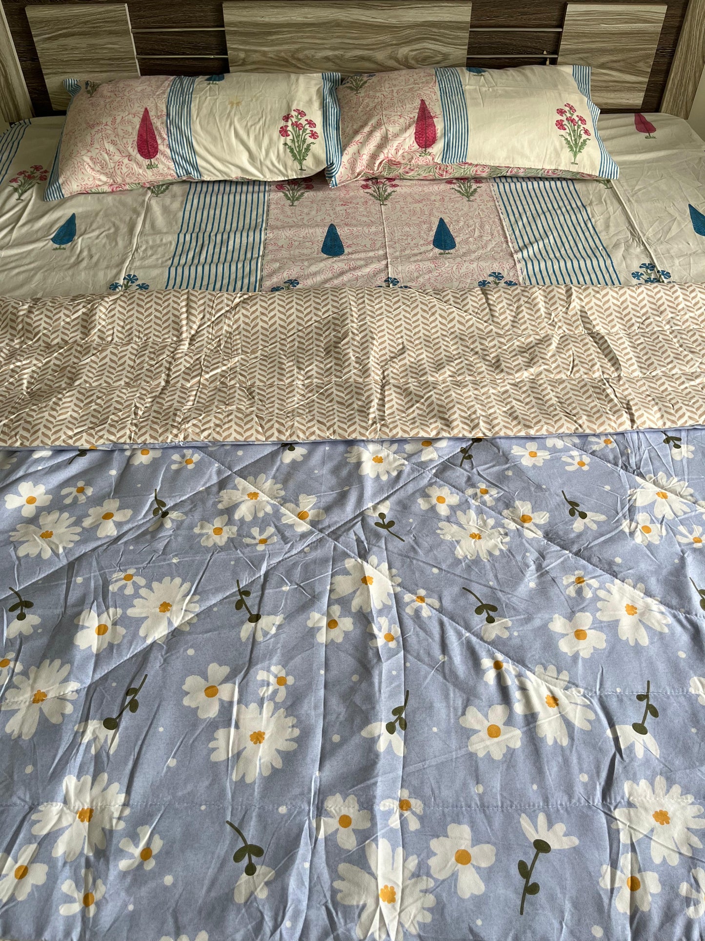 Sky Blue Single Bed Comforter