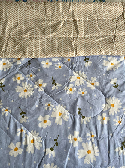 Sky Blue Single Bed Comforter