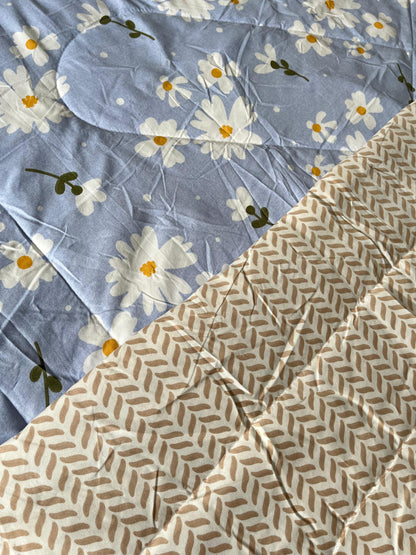 Sky Blue Single Bed Comforter