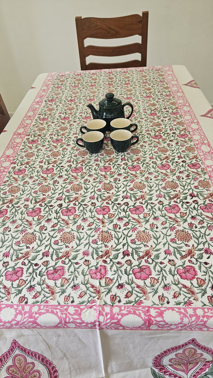Handblock Canvas Table Cover