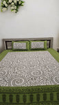 Tribal Print Double Bedsheet with 2 Pillow Cover