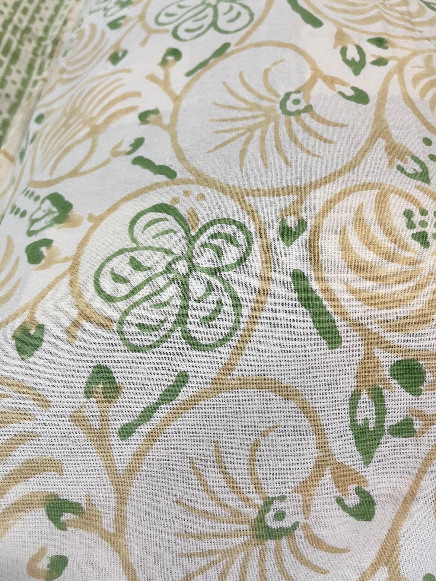 Handblock Printed Premium Floral Double Bedsheet