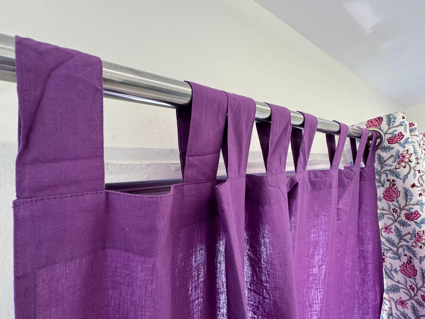 Purple Solid Curtains