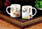 White Foral Coffee Mug