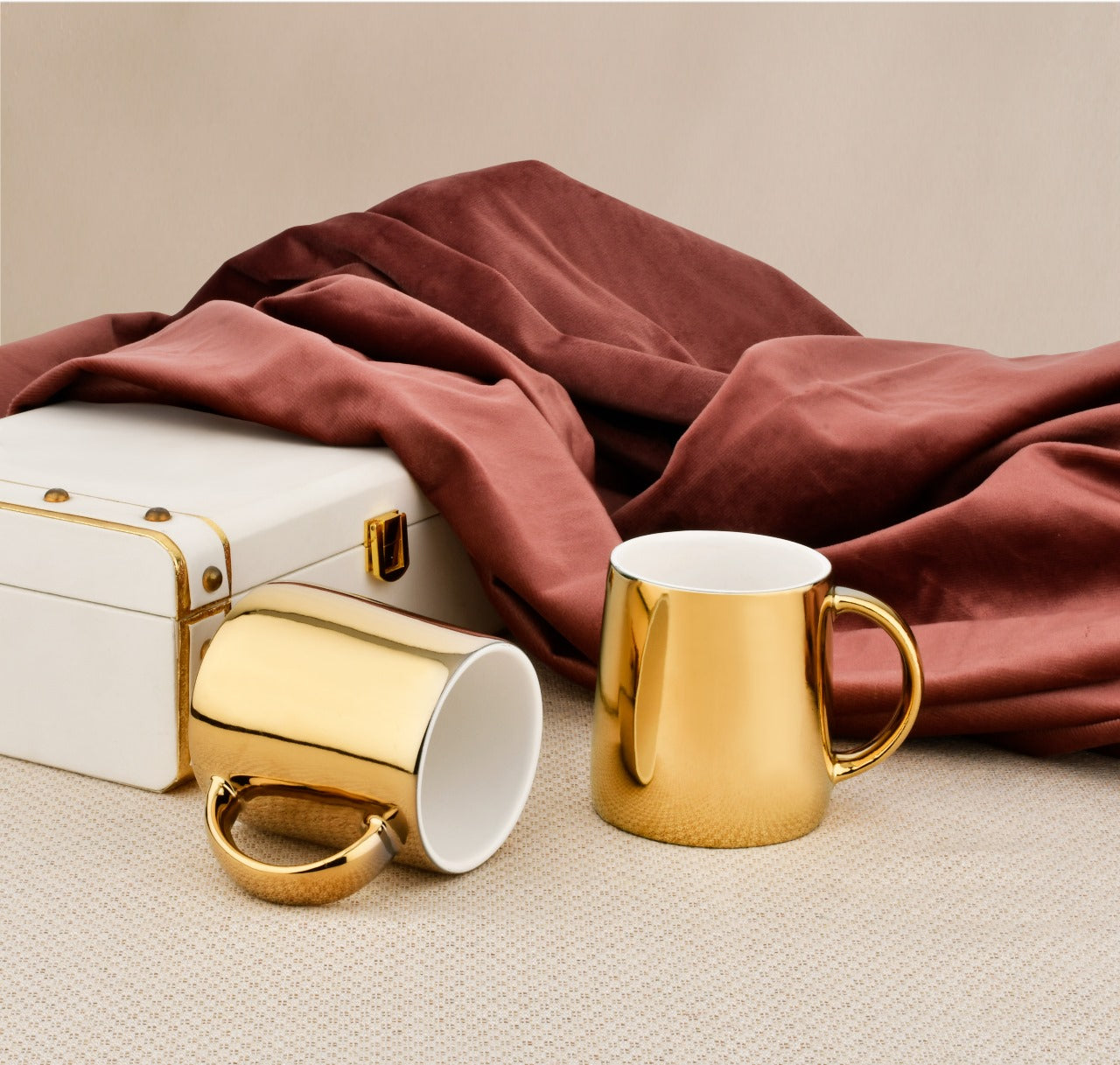 Golden Coffee Mug