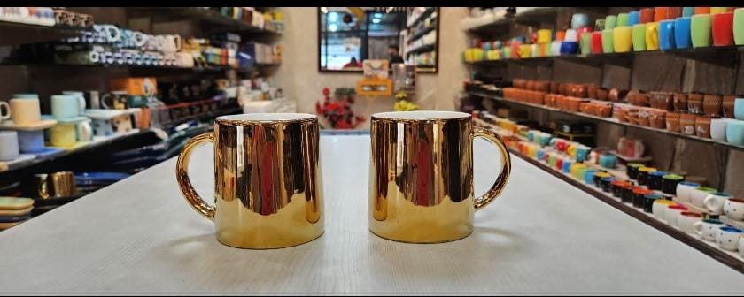 Golden Coffee Mug