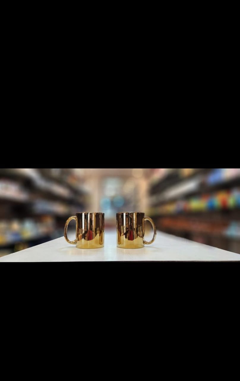 Golden Coffee Mug